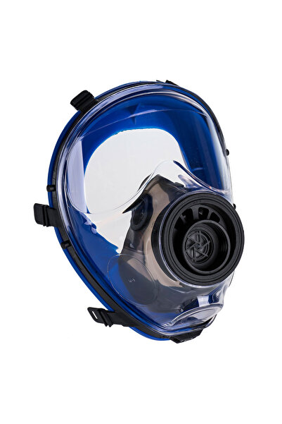 PORTWEST Masca de protectie, cu supapa, albastru