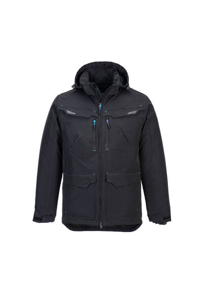 PORTWEST Geaca de lucru, reglabil, negru