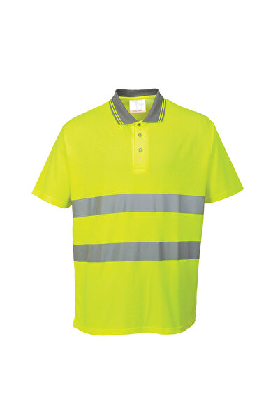 PORTWEST Tricou de lucru, reflectorizant, galben