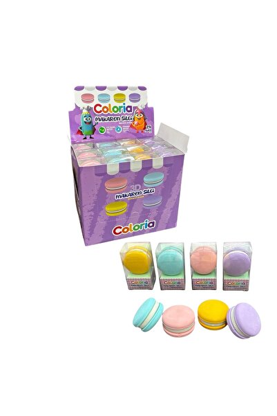 Coloria Γόμα 3D Macaron, συσκευασία 24 τεμαχίων (1 συσκευασία)