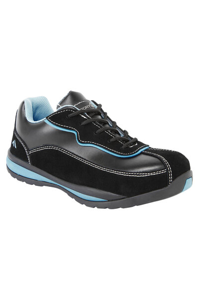 PORTWEST Pantofi de protectie, S1P, talpa antialunecare, din piele, negru