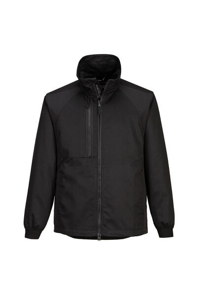 PORTWEST Geaca de lucru, stretch, negru