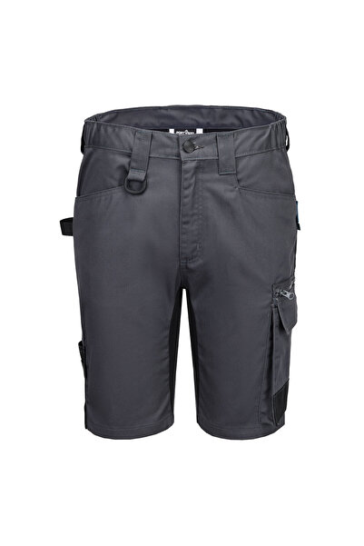 PORTWEST Șorturi WX2 Craft, elastice, cu buzunare, gri