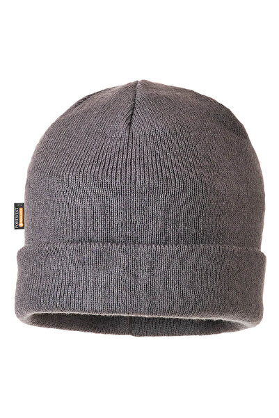 PORTWEST Insulated Knit Beanie, pentru frig, pentru ploaie, gri