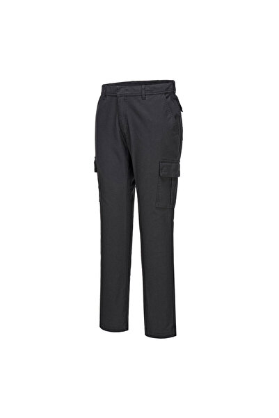 PORTWEST Pantaloni de lucru, stretch, negru