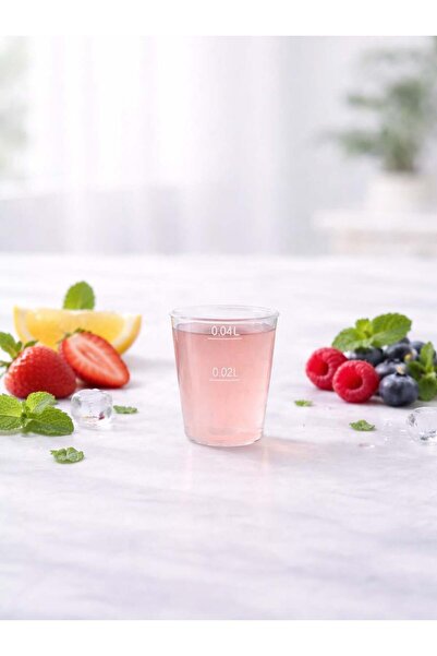 Parti Adresi Plastik Shot Bardağı Mini Bardak 40 ml 20'li