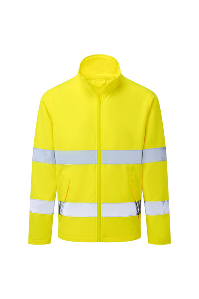 PORTWEST Geacă Softshell ES1 Essential Hi-Vis – Vizibilitate Ridicată –