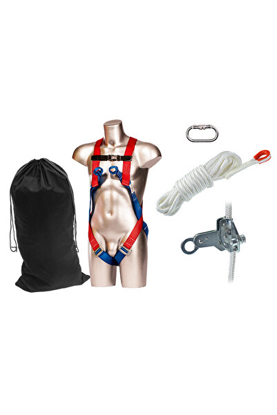 PORTWEST 20m Ascending/Descending Kit, lucru la inaltime, rosu