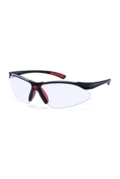 PORTWEST Safety glasses, red