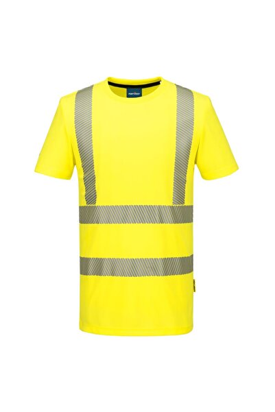 PORTWEST Tricou de lucru, reflectorizant, galben