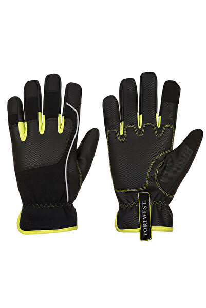 PORTWEST Manusi de protectie, mentenanta, galben/negru