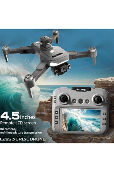 Tastech C29S HD Kameralı Drone 1KM Menzil 20 DK Ucus Gps Brushless Motor Akıl...
