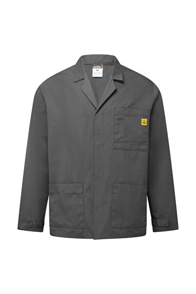 PORTWEST Geaca de lucru, antistatica ESD, cu buzunare, gri