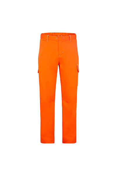 PORTWEST Pantaloni de lucru, ignifugi, talie elastica, portocaliu