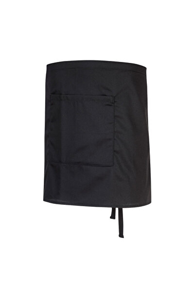 PORTWEST Sort industria alimentara, talie elastica, cu buzunare, negru