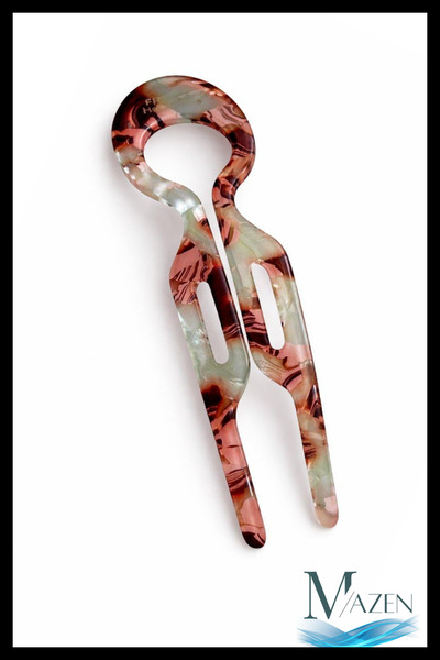 MAZEN Κορυφαίας ποιότητας φουρκέτα μαλλιών |   Ακετάτης με όψη οστού |   Αντι...