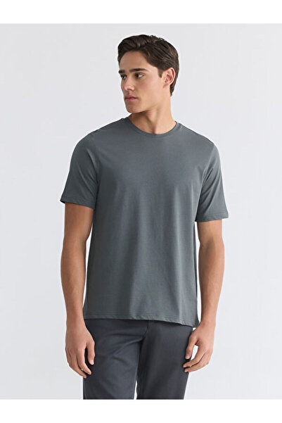 LC Waikiki Tricou pentru bărbați din bumbac pieptănat cu guler Roba Zero, Spa...
