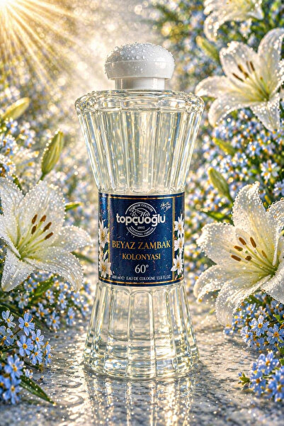 TOPÇUOĞLU KOLONYA Topçuoğlu Beyaz Zambak Kolonyası 60° 400 ml | Temiz ve Zari...