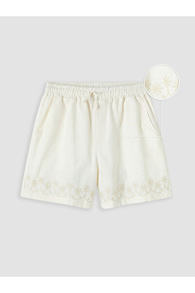 LC Waikiki Pantaloni scurți brodați pentru fete Sparkling Choices de la Shini...