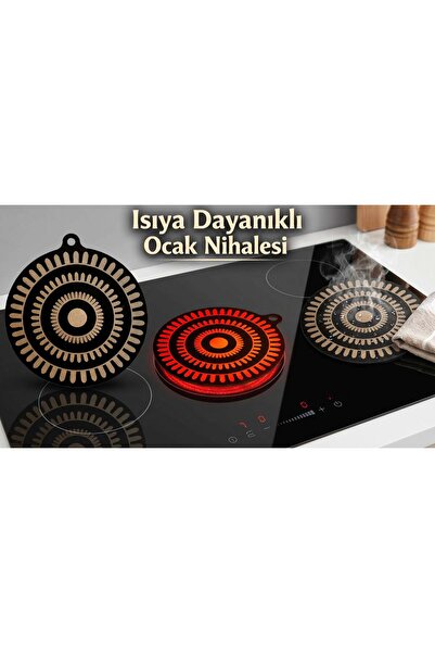 Kaşbaşı Home Ocak Üstü Silikon Nihale Yanmaz Yapışmaz