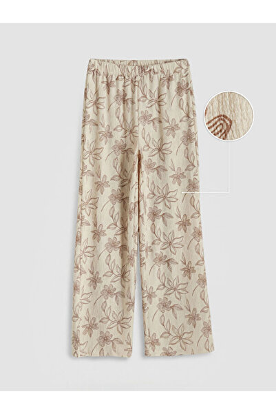 LC Waikiki Esvab • Modern & Distinctive Floral Embroidered Girls' Pants