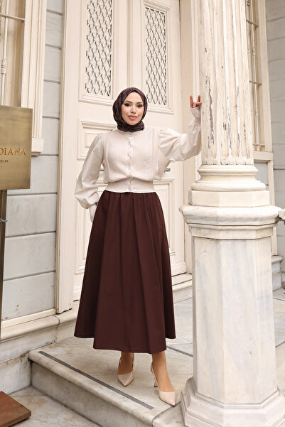 TATULA Mevlana Skirt with Pocket Detail