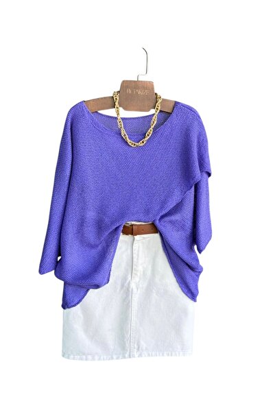 PHUTİ COLLECTION Asymmetric Mercerized Blouse