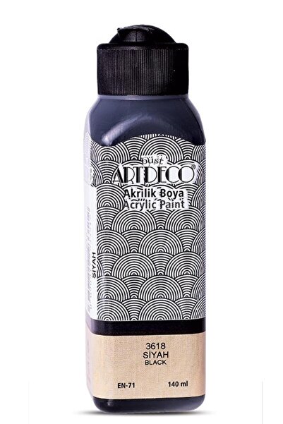 LİSANS Artdeco Akrilik Boya 140ml Siyah