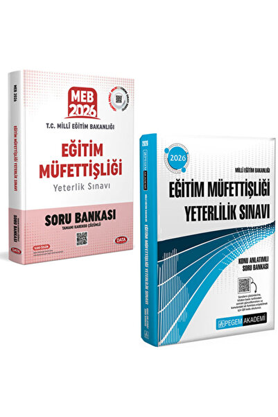 Pegem Akademi Yayıncılık 2026 Data MEB Eğitim Müfettişliği Yeterlik Yeterlili...