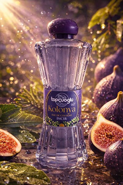 TOPÇUOĞLU KOLONYA Topçuoğlu İncir Kolonyası 60° 400 ml | Hafif Tatlı ve Yumuş...