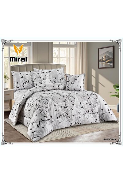 Miralia مفرش صيفي مشجر6قطع تصميم عصري مميزمن ماركة (Miral)