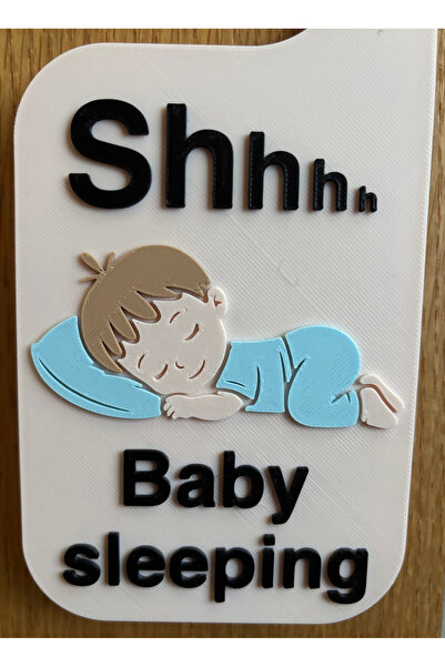 DU&ER Baby Sleeping Door Hanger – Do Not Disturb Baby Sleeping Door Ornament ...