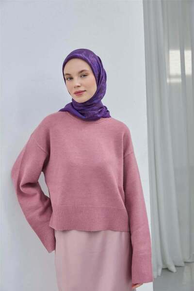 Silk Home Κασκόλ Βισκόζης Βελούδινο Κασκόλ Εργουβάν Τέσσερις Εποχές 90x90