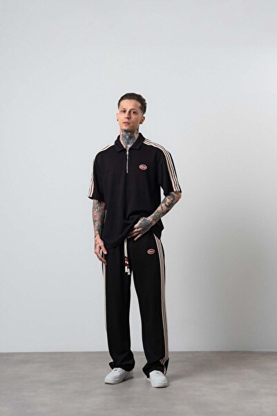 Respire Ανδρικό σετ αθλητικής φόρμας με λεπτομέρεια Champ Stripe, σε κανονική...