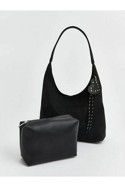 LC Waikiki LCW ACCESSORIES Γυναικεία τσάντα ώμου με στυλ σουέτ