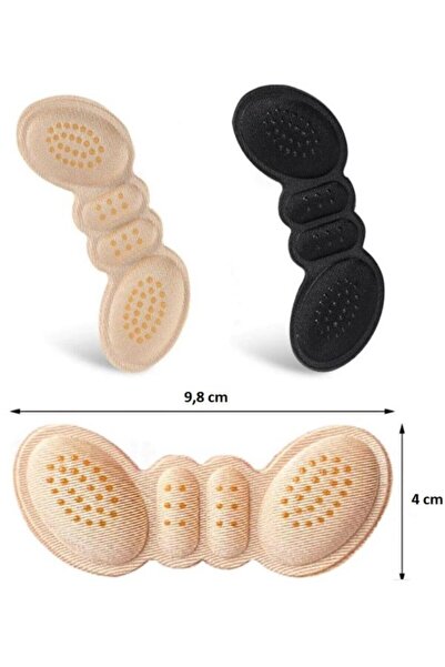 abnturk 1 Çift 2 adet Ayakkabı Arkası Ayak Koruyucu Ped Topuk Pedi 4mm Kalın Silikon Ayak Arkası Koruyucu Pedi