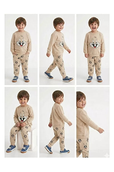 DMR Elegance 2-5 Years Old Rabbit Printed 2-Piece Children's Set
