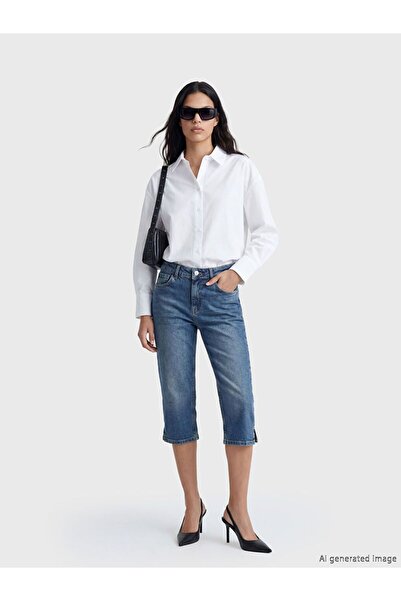 LC Waikiki LCW Jeans Dar Fit Kadın Jean Kapri
