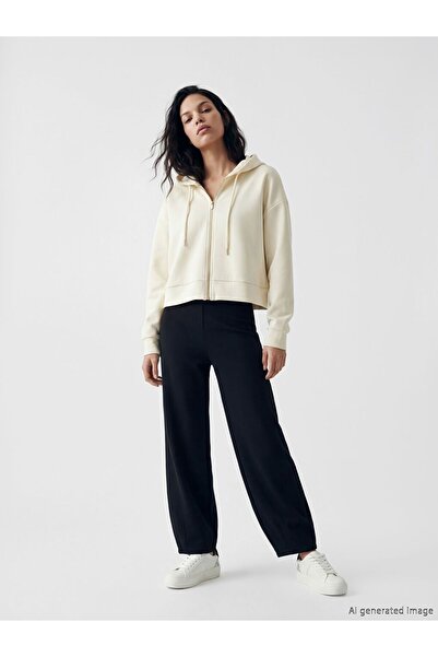 LC Waikiki Γυναικεία φούτερ με ελαστική μέση LCW Vision