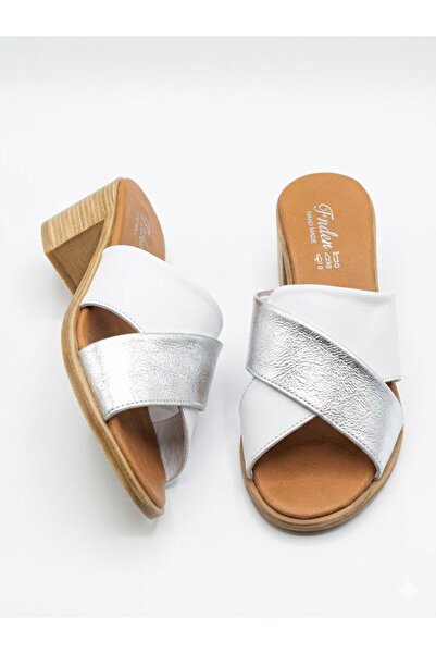 Ender Εσωτερικές και εξωτερικές γυναικείες παντόφλες από 100% γνήσιο δέρμα με...