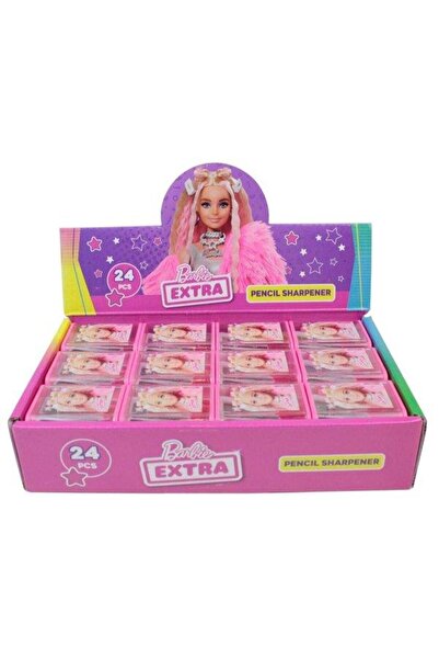 CEM KIRTASİYE Dolphin Barbie B-436 Pencil Sharpener with 2 Blades, 24-Piece S...