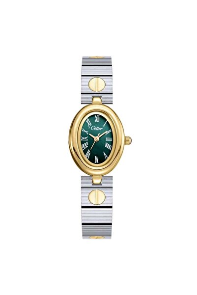 Cotier Women's silver and gold steel watch