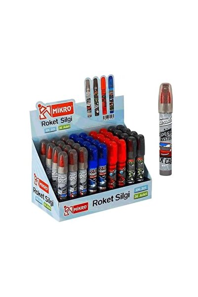 ŞAHİN KIRTASİYE ميكرو سيلجي RK-301 روكيت علبة تحتوي على 36 قطعة