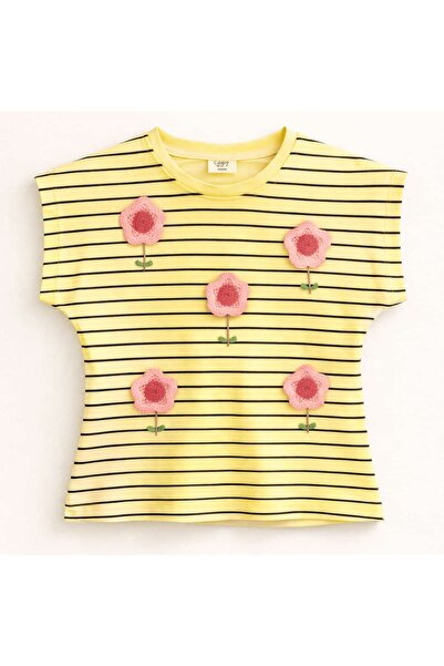 OZZY KİDS Κοριτσίστικο μπλουζάκι με ρίγες