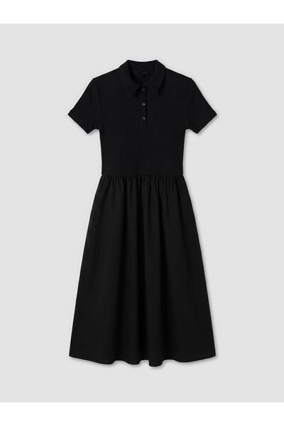 LC Waikiki Φόρεμα με λαιμόκοψη πόλο που εφαρμόζεται στη μέση