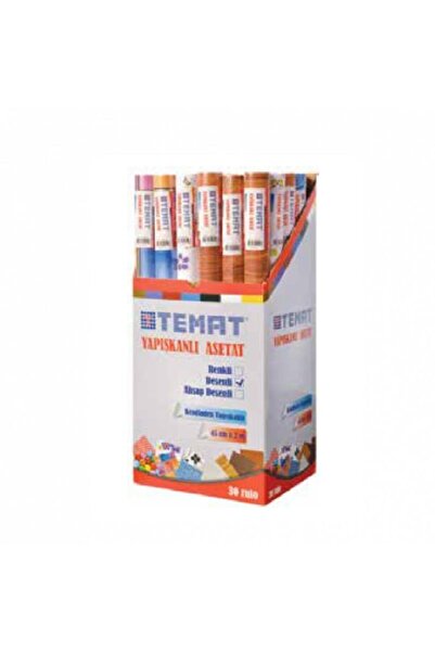Erka لاصق تيمات أسيتات 45 سم × 2 متر، معبأ في عبوة من 30 قطعة