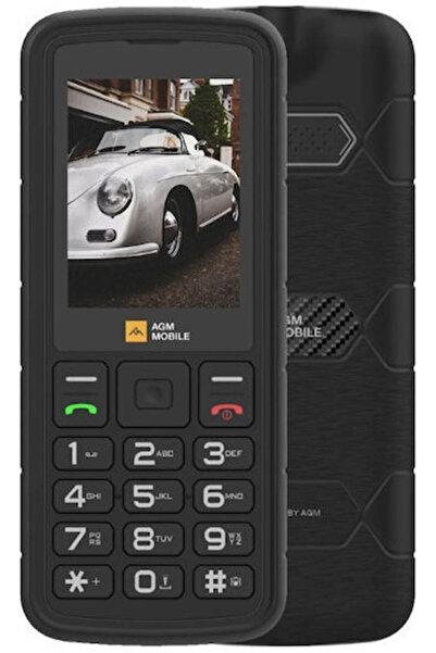 agm M9 Dual SIM Ανθεκτικό Κινητό με Μεγάλα Κουμπιά (Ελληνικό) Μαύρο