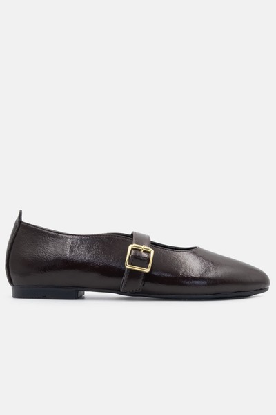 CARLA BELLA Γυναικεία παπούτσια μπαλαρίνας με αγκράφα, λουστρίνι, γυαλιστερά,...