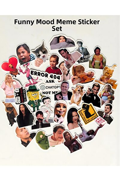 Studio D arte DIY KIT Σετ αυτοκόλλητων με μιμίδια διάθεσης και συναισθήματα 3...