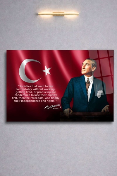 HMDS CONCEPT Μουσταφά Κεμάλ Ατατούρκ Ζωγραφική σε γυαλί 78